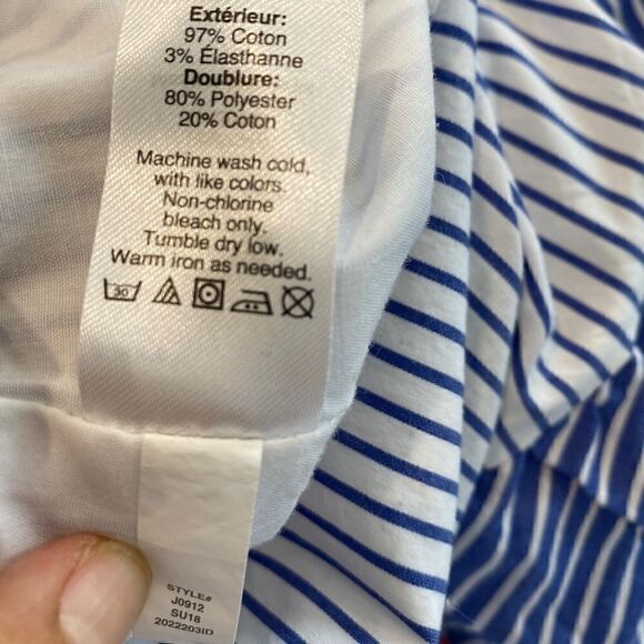 J. Crew Cocktail Stripe Tiered Ruffle Midi Skirt - Picture 9 of 9